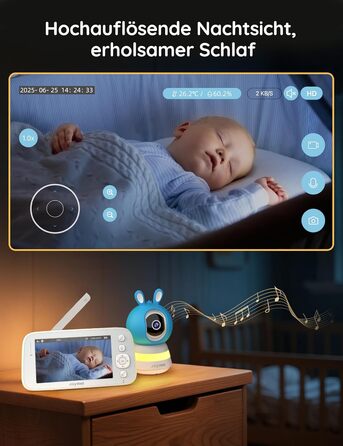 Відеоняня JolyWell з камерою та додатком, 5