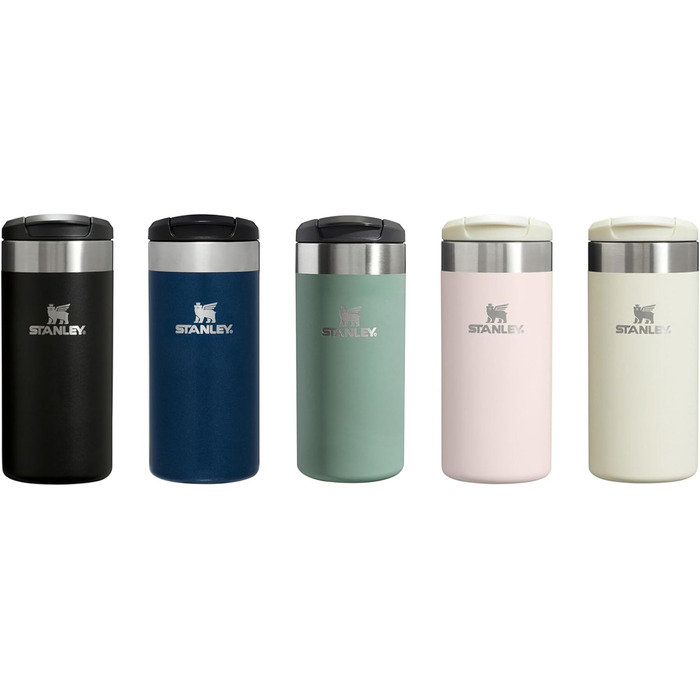 Термокружка Stanley Aerolight Transit - 350 мл, Ash - Збереження тепла до 6 годин, миється в посудомийній машині, для кави з собою