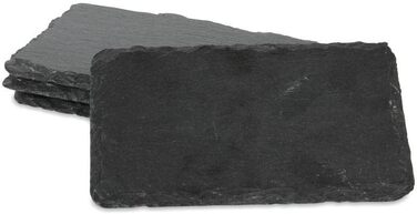 Тарілки для тапас Boska, 16,5 х 10,2 см, 4 шт. и, антрацит/чорний