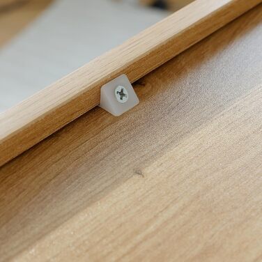 Підставка для програвача з місцем для зберігання вінілових платівок, до 136 кг, велика стільниця для альбомів, з тримачем, дерев'яна підставка для вінілу (Nature)