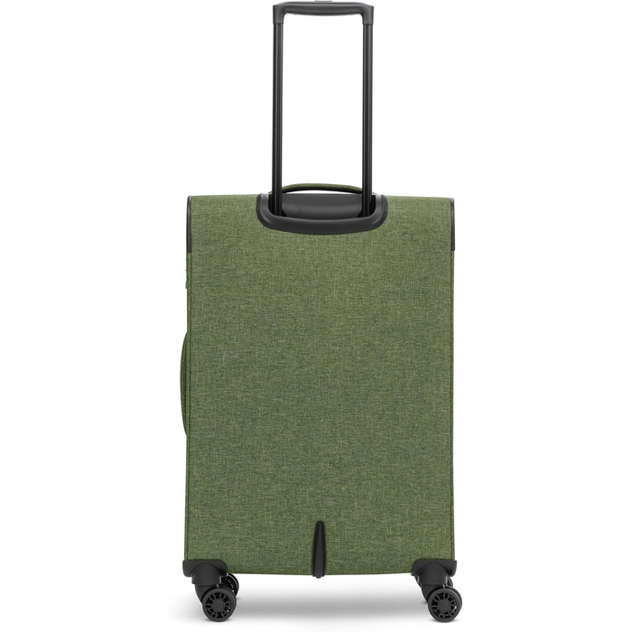 М'який кейс REDOLZ MEDIUM 67 см, 4 колеса, TSA, Expandable, Olive (Essentials 12, 3 шт. Встановлений)