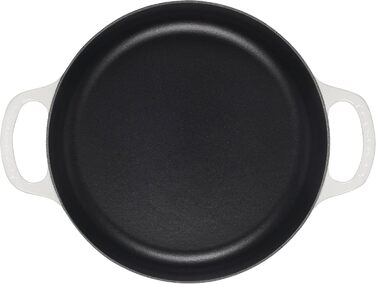 Сковорода чавунна Le Creuset Signature, 27.9 см, колір Flamme 11' (4.4 л, білий/Opulenter Garten)