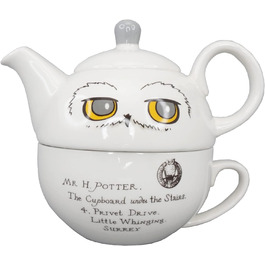Гаррі Поттер Затока Півмісяця Чайний набір Гедвіги Чай для одного Чашка сови Гедвіги Чайник для однієї людини Маленький чайник
