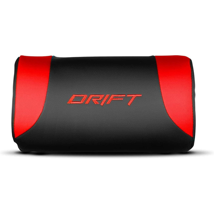 Крісло DRIFT GAMING DR50 -DR50B - професійне, регульоване по висоті, крісло-гойдалка, м'які підлокітники, штучна шкіра, 67 х 122-131 х 67 см (Червоний, геймерське крісло)