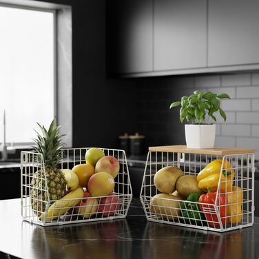 Підвісна полиця Relaxdays для зберігання фруктів та овочів