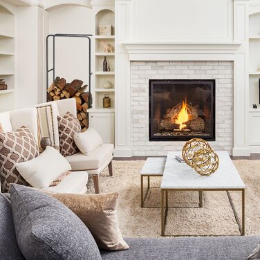 Стильна металева полиця для дров Relaxdays