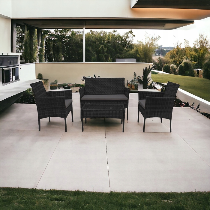 Комплект садових меблів із техноротанга MTG Trade Group, бежевий, 4 предмети