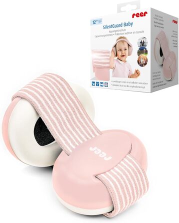 Навушники reer SilentGuard Baby, 12-24 місяці, Soft & Light, SNR-25, до 40 дБ, Рожевий