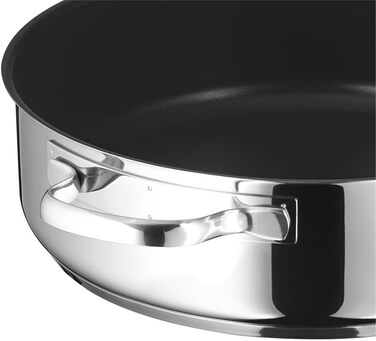 Сковорода для тушкування WMF Devil 28 см з кришкою, 5л, Cromargan нержавіюча сталь з покриттям, для духовки