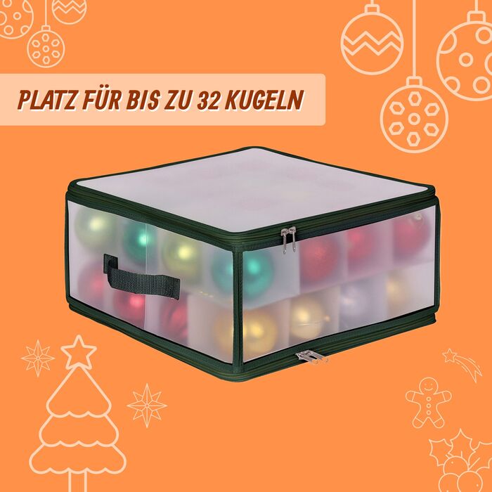 Коробка для зберігання новорічних кулі