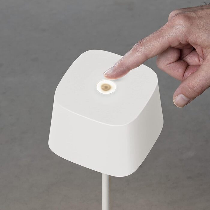 Настільна лампа Konstsmide Capri біла | Внутрішнє/Зовнішнє використання | USB/Акумулятор | 7814-250