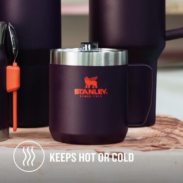 Термокружка Stanley Classic Legendary Camp Mug - 0.35L, Plum (Сливовий)