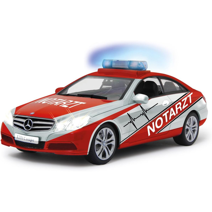 Модель Mercedes-Benz E350 Coupe 1:16 JAMARA 410023, 2.4GHz, звук сирени, сигналізація, світлові ефекти, 4 швидкості