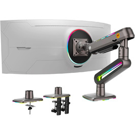Кріплення для монітора NB Ergonomic RGB, сумісне з моніторами 32-60 дюймів, вантажопідйомність до 20 кг, чорний