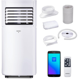 Мобільний кондиціонер MEDION P901 9000 BTU, 32 м, 3в1, додаток/голосове керування, з віконним ущільнювачем