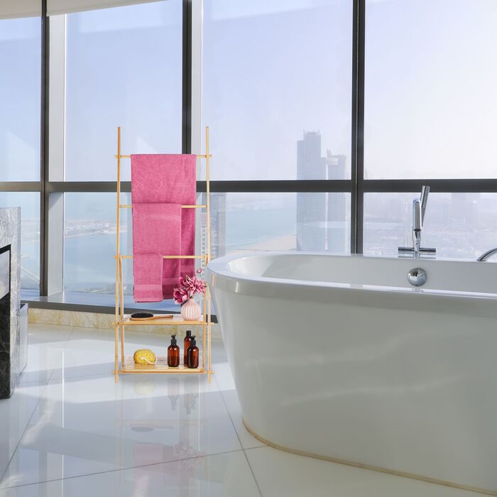 Полотенцесушильник Relaxdays з 2 полицями