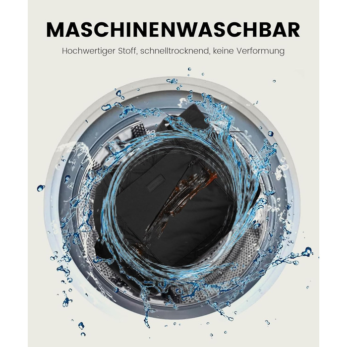 LOVEVOOK Сумка-шоппер для жінок, велика, робоча сумка, торбинка-шоппер, сумка для ноутбука 15,6/17,3 дюйма, сумка для навчання, офісна сумка, сумка для роботи, універсальна чорна сумка LOVEVOOK