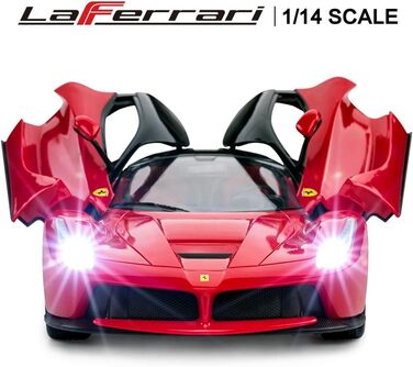 Радіокерований автомобіль Rastar Ferrari LaFerrari 1/14, червоний - іграшка для хлопчиків та дітей