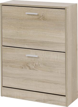 Шафа для взуття Baroni Home з меламіну, 12 пар, 2 дверцята, 24x63x81 см