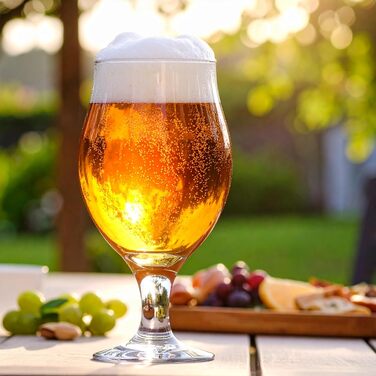 Набір келихів для пива Glasmark KROSNO 1992 Biertulpen 6 шт, 500 мл - для Pils, Stout, коктейлів, придатні для мийки в посудомийній машині