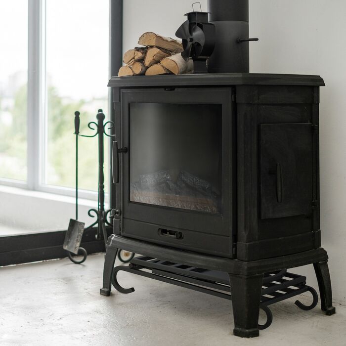 Відкидний металевий кошик для дров Relaxdays