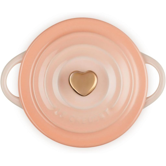 Кокотниця Le Creuset Mini, кераміка, 237 мл, золотий ручка (Піч)