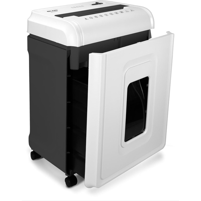 Шредер для паперу P5, 16 листів, для конфіденційних документів, з безшумною роботою, зріз у вигляді хреста, 2x12 мм, сумісний з GDPR