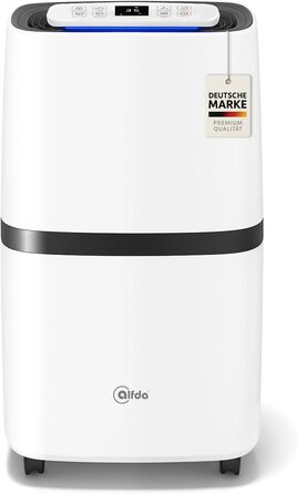 Електричний осушувач повітря AEF2000 - 20 л/день, до 30 м², тихий, з автовимкненням, гігростатом та сенсорним дисплеєм. Ідеально для спальні та ванної кімнати