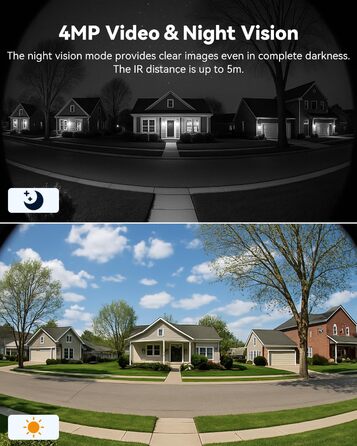 Відеодзвінок Imou DB3 KIT 4MP Panoramic, 2K+ WiFi, нічне бачення 5м, розпізнавання пакунків AI, двосторонній зв'язок