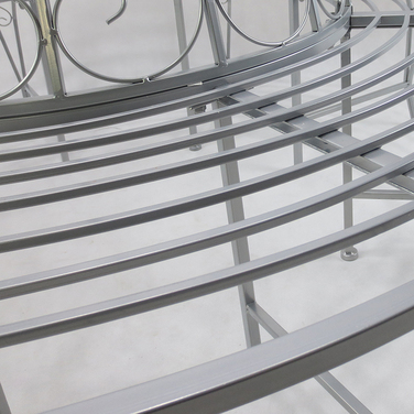 Садова банкетка Baumbank Rundbank 360° - кругла банкетка з металу, діаметром 160 см. Ідеально підходить для саду або тераси.