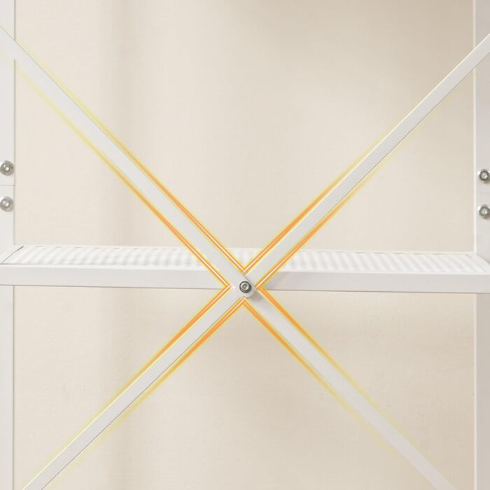 Стелаж кухонний з розетками, підлоговий, 35x48x135 см, 4 гачки, станція для кави з тримачем для пляшок, вінтажний, чорний ABRHR23UE01 (білий)