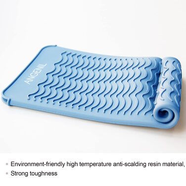 2 i 1 platttng och papiljotter fr alla hrtyper, 1 tum plattng med justerbar temperatur, mattpsar och handskar ingr (Blue), 2 i 1 platttng och papiljotter fr alla hrtyper, 1 tum plattng med justerbar temperatur, mattpsar och handskar ingr (Blue)