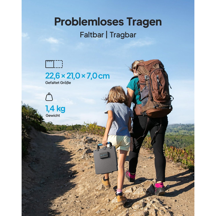 Портативна електростанція BLUETTI Elite 30 з сонячною панеллю 60W: 288 Wh, 600W, LFP акумулятор, 1500W (Power Lifting), швидка зарядка