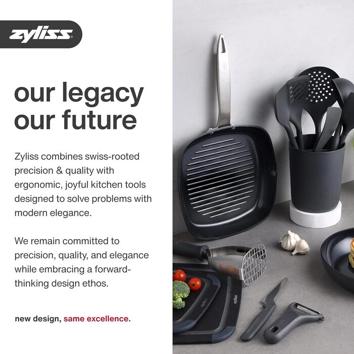 Відкривачка для банок Zyliss Lock N' Lift з підйомником кришки та магнітом, біла