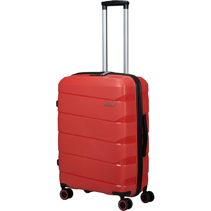 Валіза American Tourister Air Move Spinner L, 75 см, 93 л, Coral Red, M (66 см - 61 л)