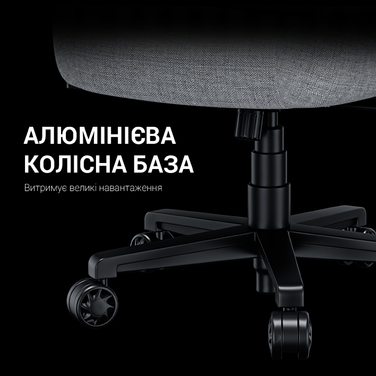 Крісло ігрове Anda Seat Phantom 3 Pro Black Fabric Size L