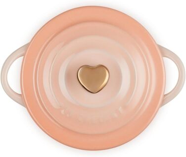 Кокотниця Le Creuset Mini, кераміка, 237 мл, золотий ручка (Піч)