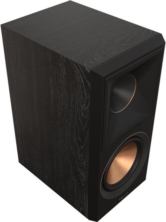 Пара поличних динаміків Klipsch RP-500M II, рупор Tractrix 90x90, високочастотний динамік 1 см, низькочастотний динамік 13,3 см, чорний