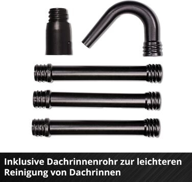 Einhell GP-LB 18/200 Li GK-Solo Акумуляторний повітродув (Power X-Change, 18В, аксіальний вентилятор, 670 м³/год, набір для очищення водостоків, без акумулятора та зарядного пристрою)