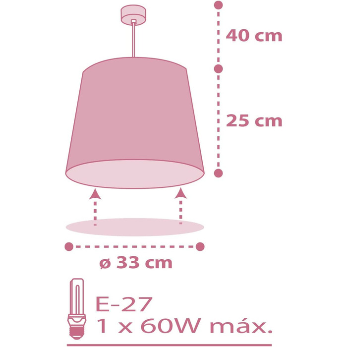 Підвісний світильник для дитячої кімнати Dalber Фламінго