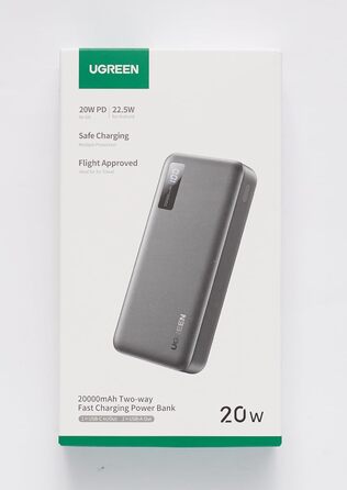 Дисплей, сумісний з iPhone, Galaxy, Pixel, 20000mAh 22.5W, USB C PD 20W