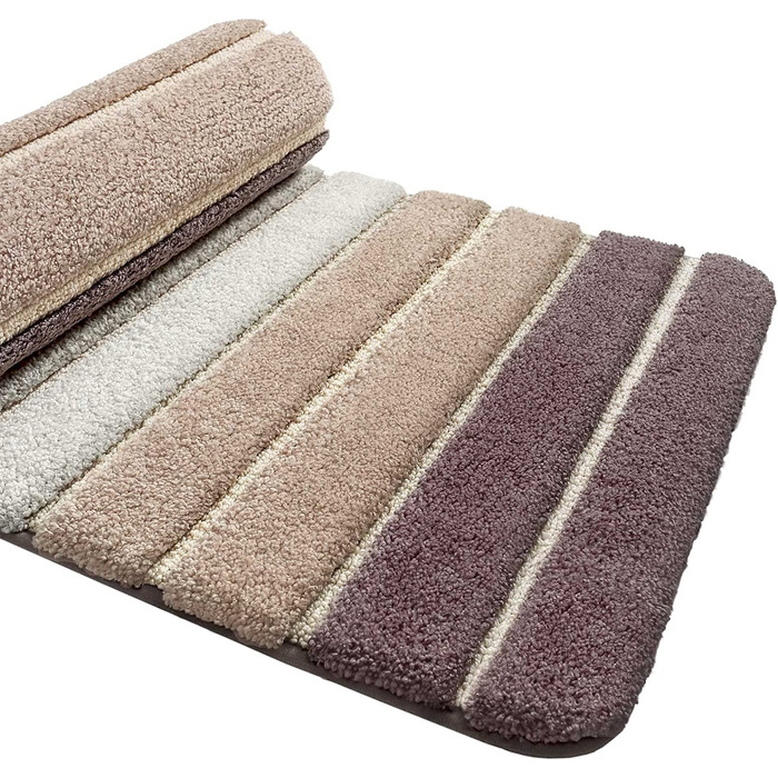 Килимок для ванної DEXI нековзний килимок для ванної Килимок для ванної вбираючий м'який можна прати в пральній машині для ванної кімнати ,(40 х 60 см, світло-коричневий)