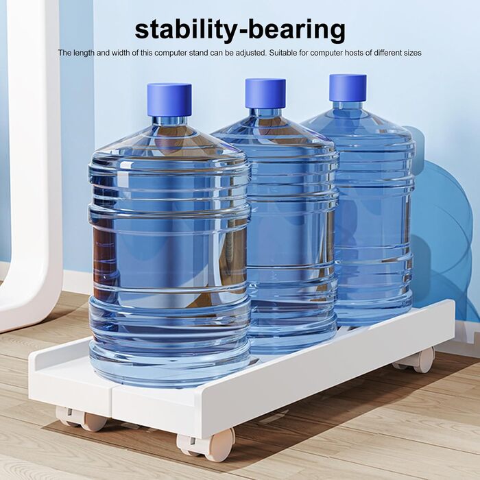 Підставка для комп'ютера SPORWAY: мобільна платформа для системного блоку з 4 колесами