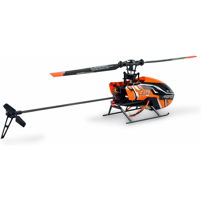 Радіокерований вертоліт Amewi AFX4 Single-Rotor 4-канальний 2.4GHz RTF, чорно-помаранчевий