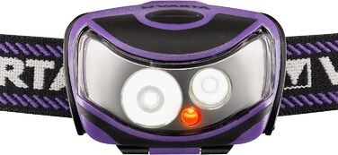 Налобний ліхтар VARTA LED з 3 батареями типу ААА Налобний ліхтар, Outdoor Sports H30, надзвичайно легкий, захищений від бризок, чотири режими освітлення, з регульованою головкою (60 ) і регульованим наголов'ям
