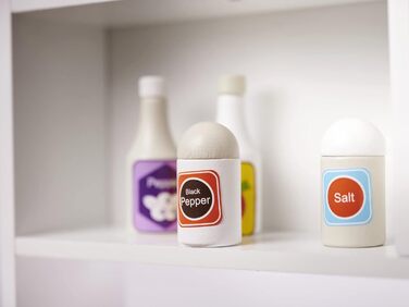 Дерев'яна дитяча кухня з мийкою, духовкою та витяжкою, модель 4