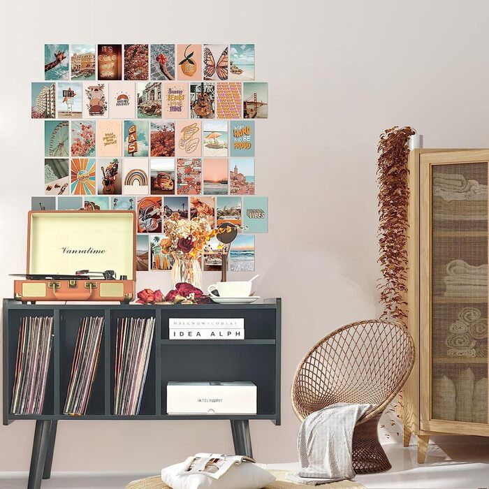 Підставка для програвача з місцем для зберігання вінілових платівок, до 136 кг, велика стійка-шафа для програвача з полицями для альбомів, дерев'яна підставка для вінілу чорного кольору