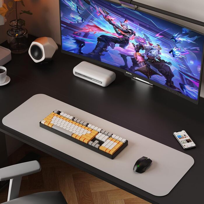 Регульований стіл WALKINGDESK для дому та офісу: електричний, 120 x 60 см, з 4 пам'яттю, з гачками, чорний