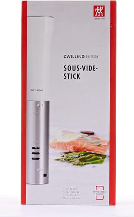 Паличка ZWILLING ENFINIGY Sous-vide, точне налаштування температури, інтуїтивно зрозумілий сенсорний дисплей, білий