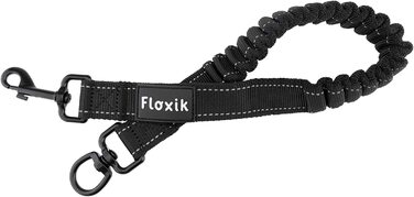 Еластичний амортизатор Floxik для собак середнього і середнього віку / Подовжувач банджі-повідця для будь-якої собаки / ідеально підходить для бігу підтюпцем, їзди на велосипеді і прогулянок (невеликий розмір)